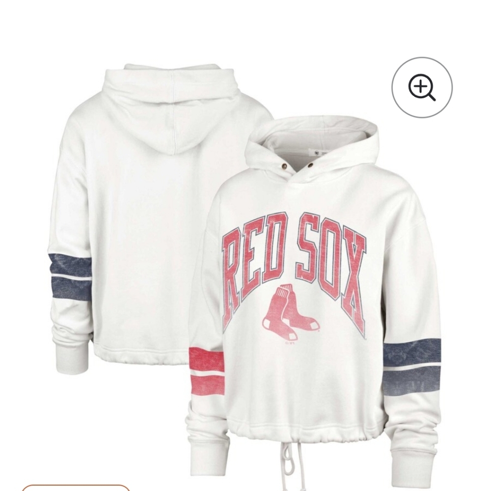 NWT Red Sox White Hoodie
